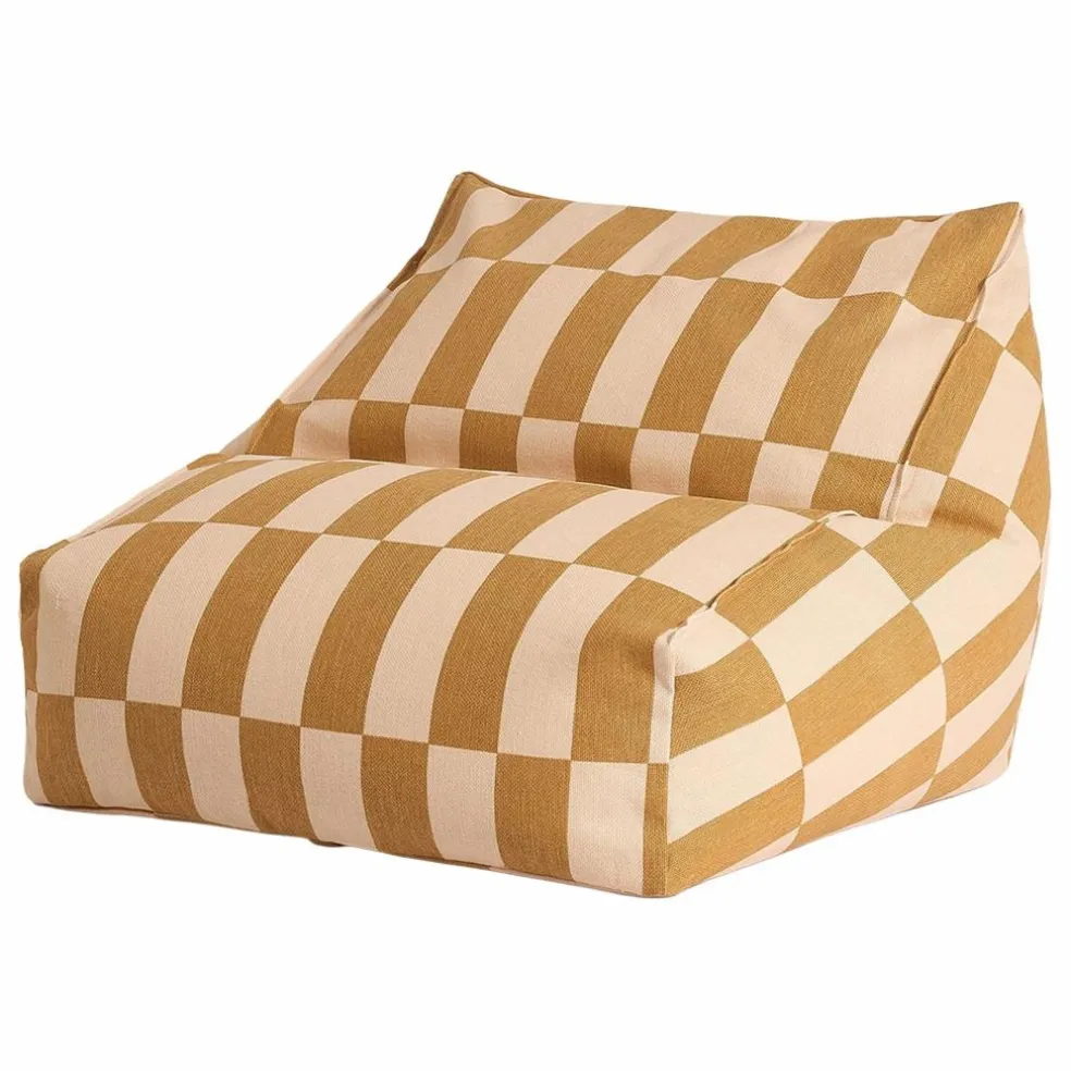 Pouf Vibes | Jaune moutarde
