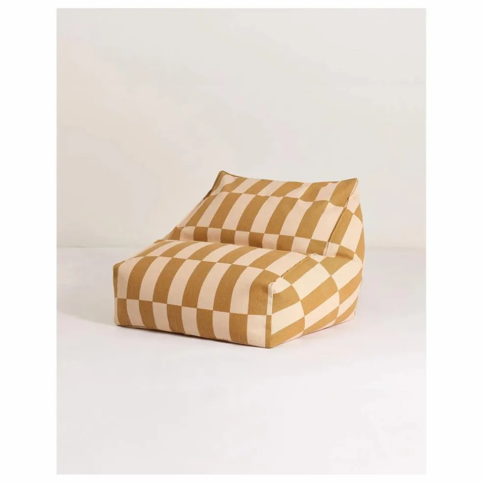 Pouf Vibes | Jaune moutarde