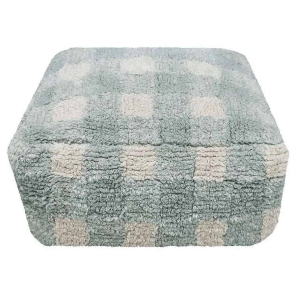 Pouf Vichy | Sauge