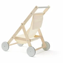 Poussette à jouer en bois | Blanc cassé