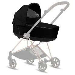 Poussette complète évolutive Mios chassis rose gold | Noir