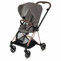 Poussette 2eme âge Mios 2022 châssis rose gold | Gris clair