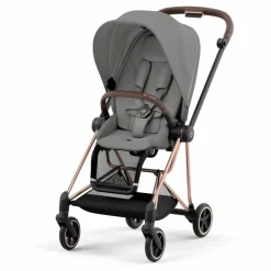 Poussette 2eme âge Mios châssis rose gold | Gris