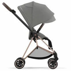 Poussette 2eme âge Mios châssis rose gold | Gris