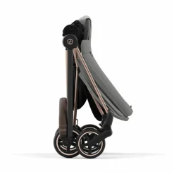 Poussette 2eme âge Mios châssis rose gold | Gris