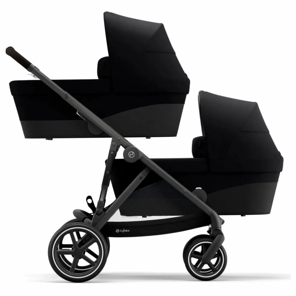 Poussette évolutive Gazelle S châssis noir | Noir