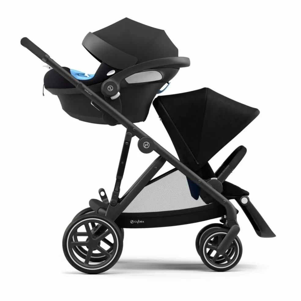 Poussette évolutive Gazelle S châssis noir | Noir