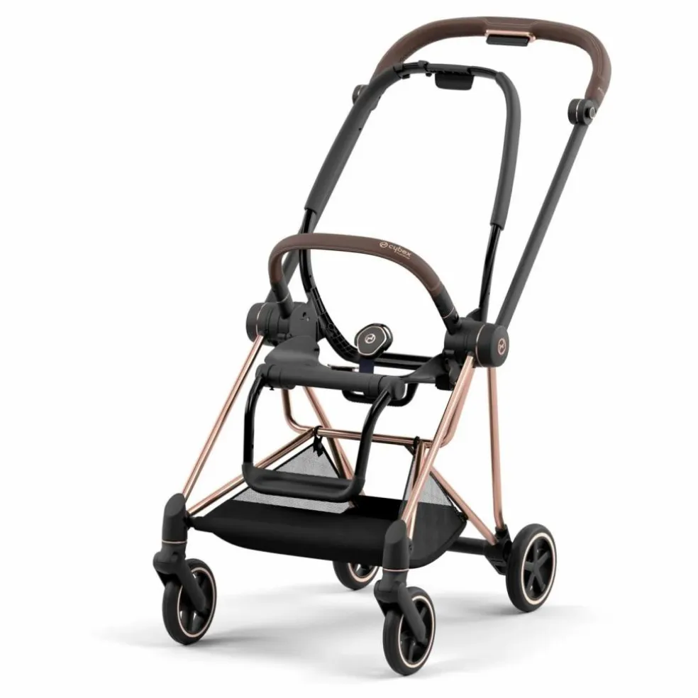 Poussette évolutive Mios 2022 châssis rose gold | Noir