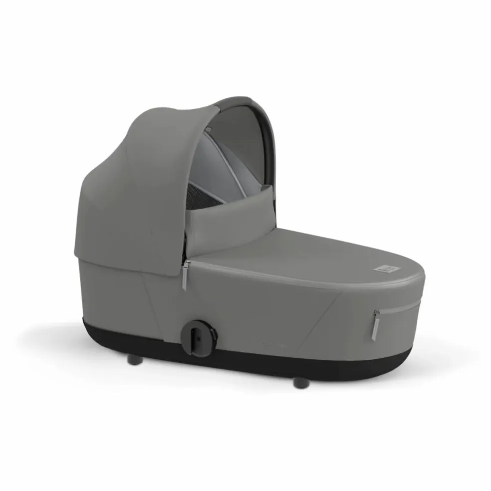 Poussette évolutive Mios 2022 châssis chrome | Gris clair