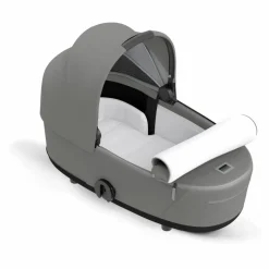 Poussette évolutive Mios 2022 châssis chrome | Gris clair