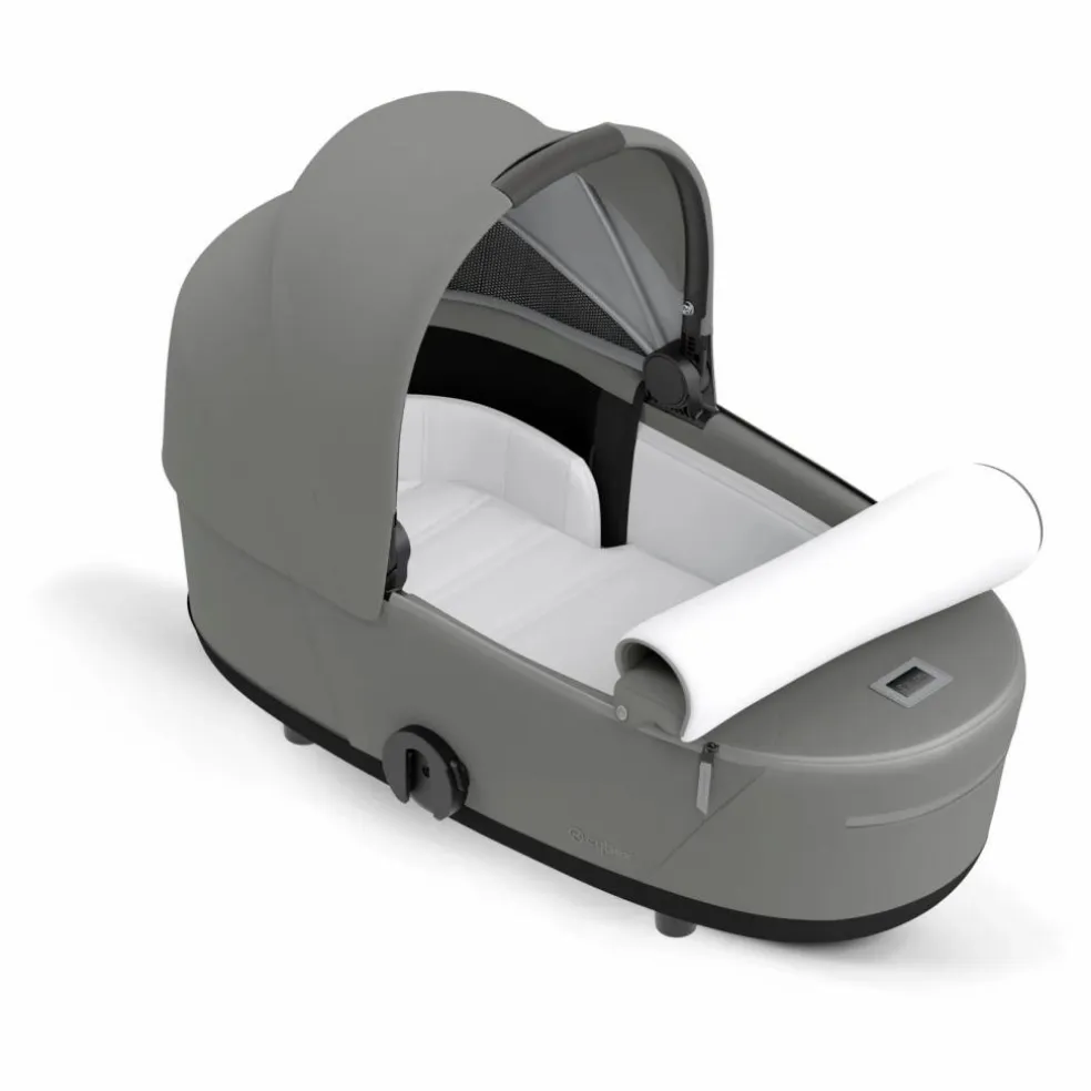 Poussette évolutive Mios 2022 châssis chrome | Gris clair
