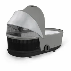 Poussette évolutive Mios 2022 châssis chrome | Gris clair
