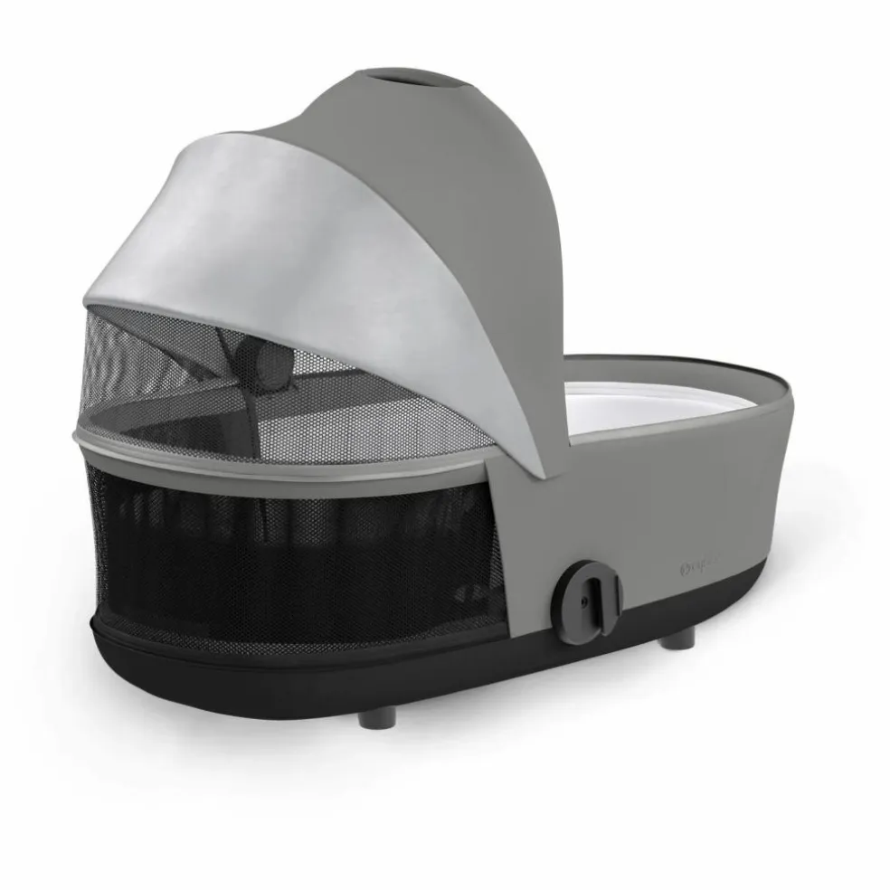 Poussette évolutive Mios 2022 châssis chrome | Gris clair