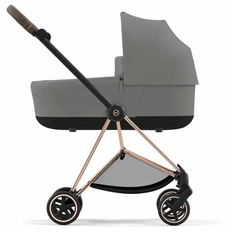 Poussette évolutive Mios châssis rose gold | Gris