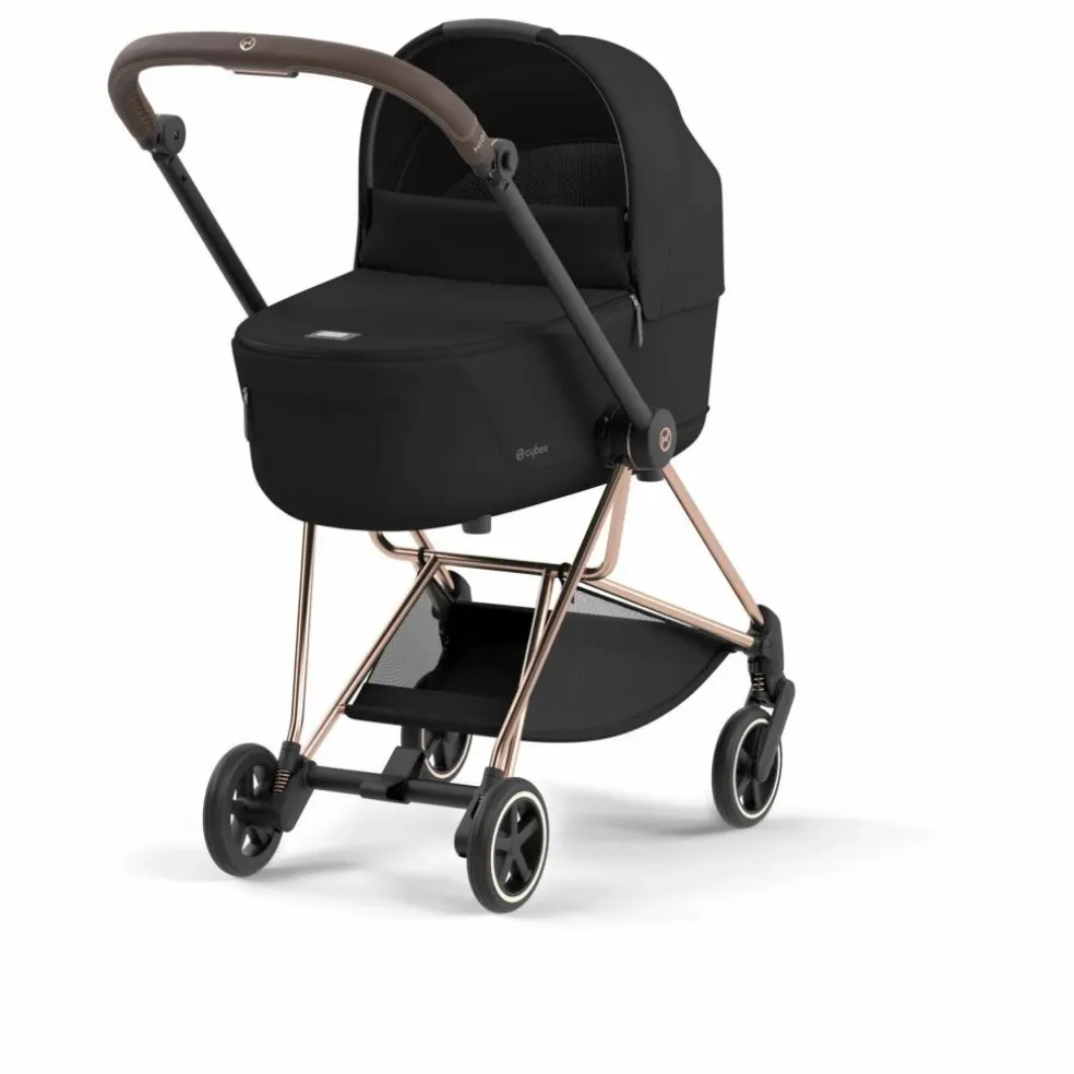 Poussette évolutive Mios châssis rose gold | Noir