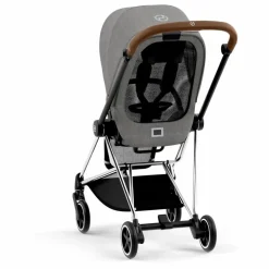 Poussette évolutive Mios châssis chrome | Gris