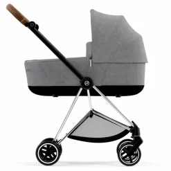 Poussette évolutive Mios châssis chrome | Gris