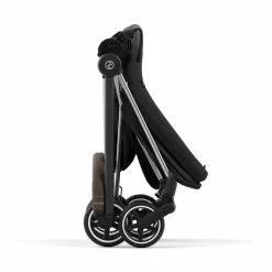 Poussette évolutive Mios châssis chrome | Noir