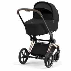 Poussette évolutive Priam châssis rose gold | Noir