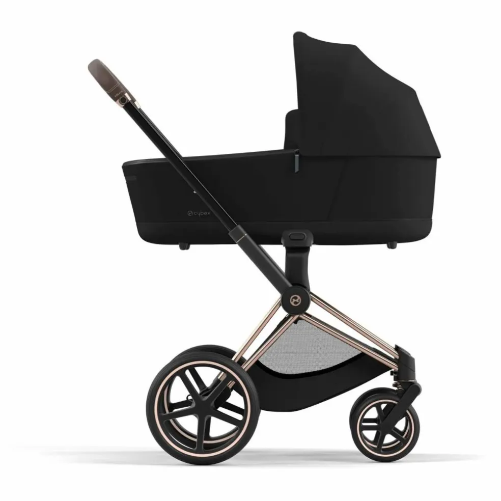Poussette évolutive Priam 2022 châssis rose gold | Noir