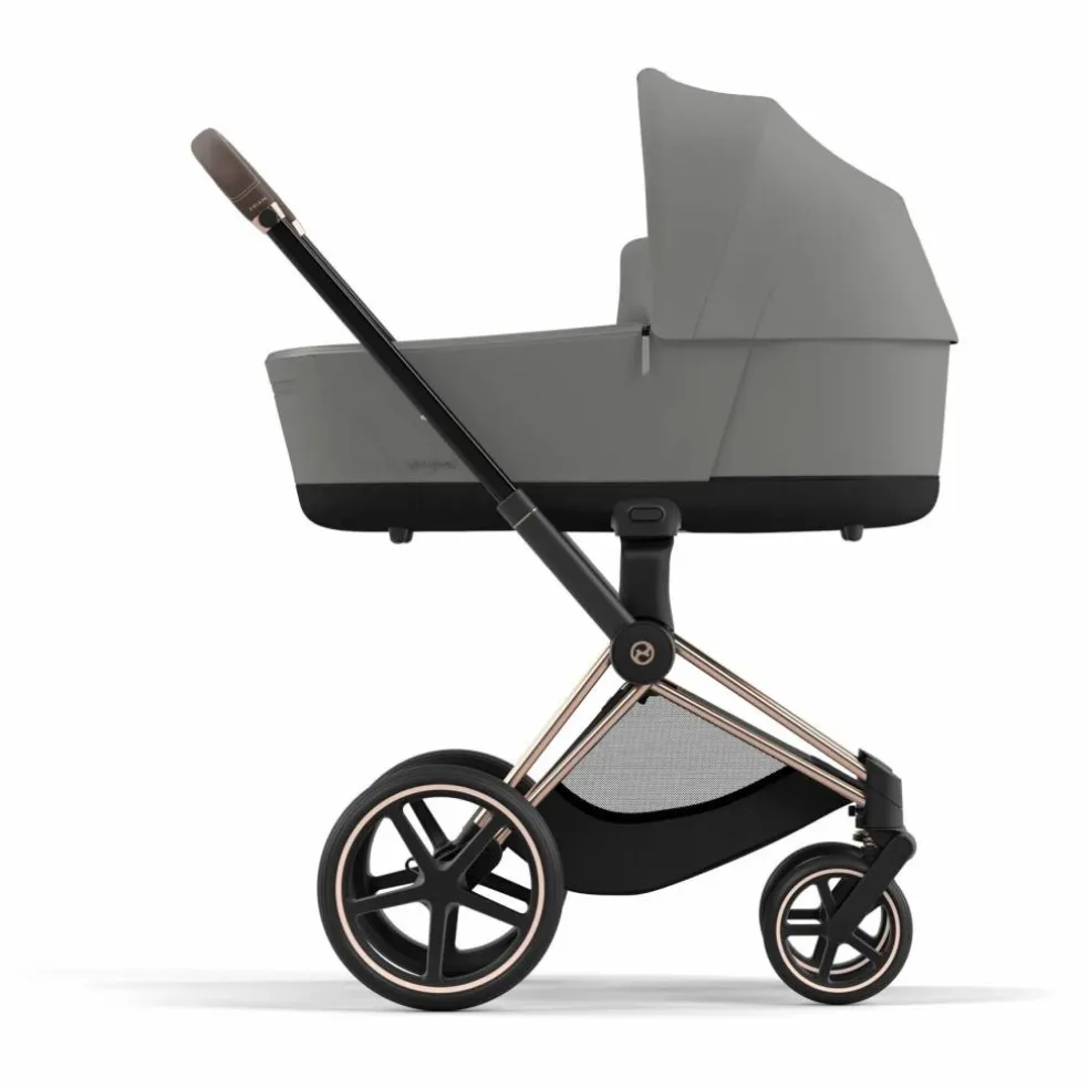 Poussette évolutive Priam châssis rose gold | Gris