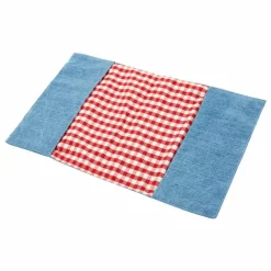 Protège carnet de santé Gabin en denim upcyclé