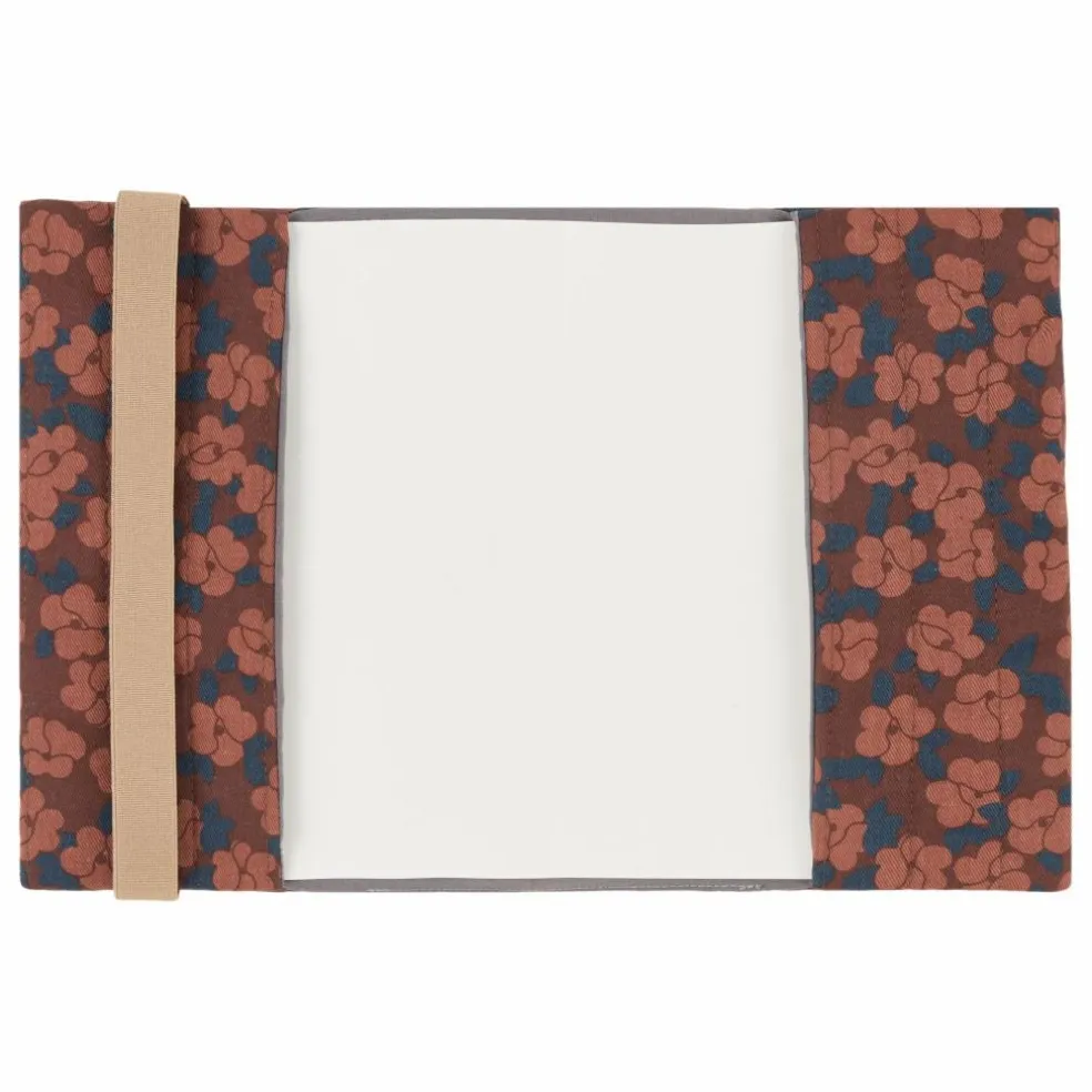 Protège carnet de santé Hyde Park Maroon Poppies | Brique