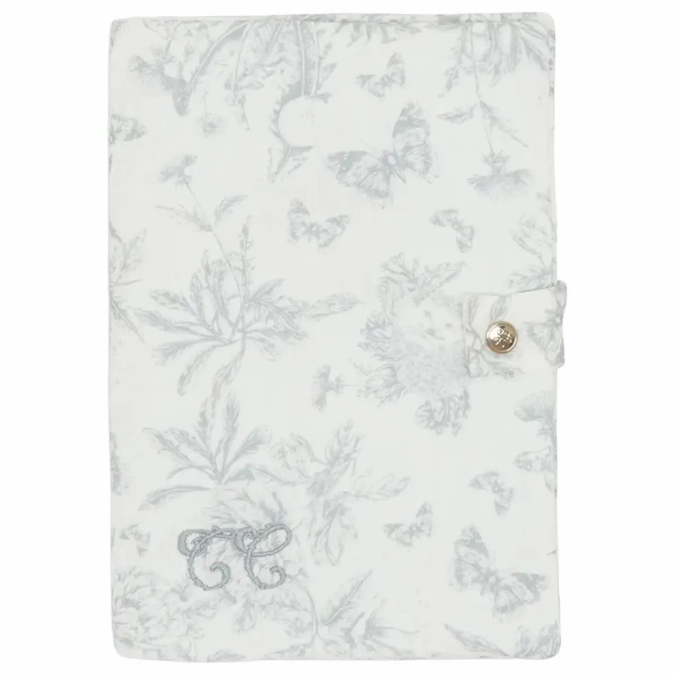 Protège carnet de santé Toile de Jouy | Gris