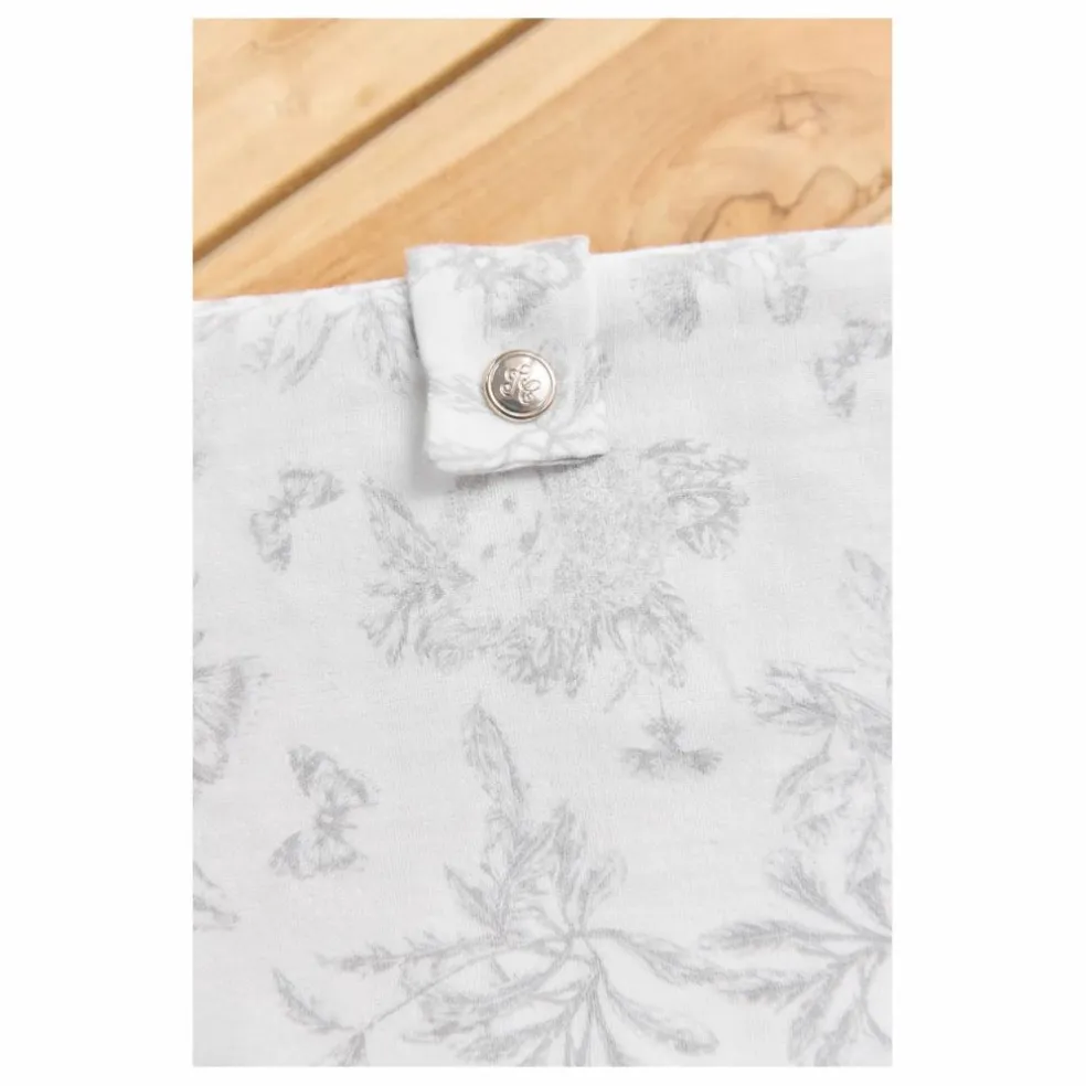 Protège carnet de santé Toile de Jouy | Gris