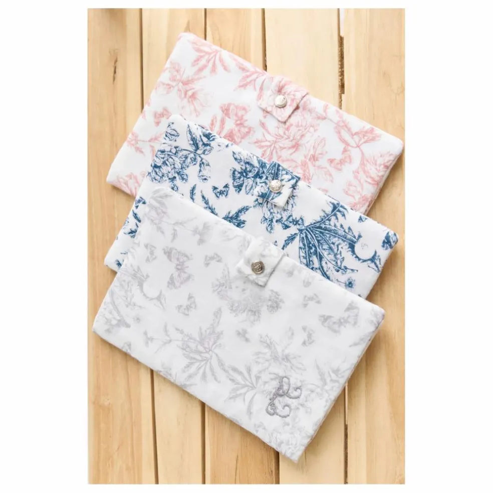 Protège carnet de santé Toile de Jouy | Gris