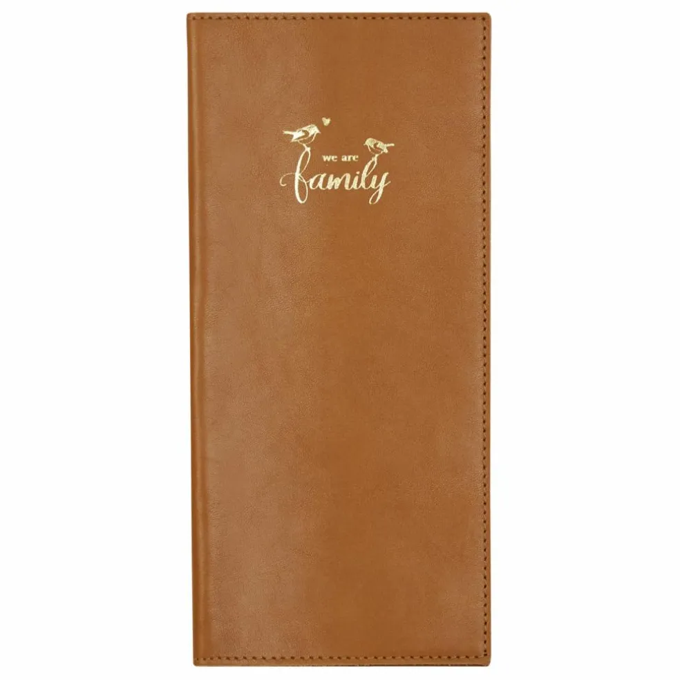 Protège livret de famille en cuir | Caramel