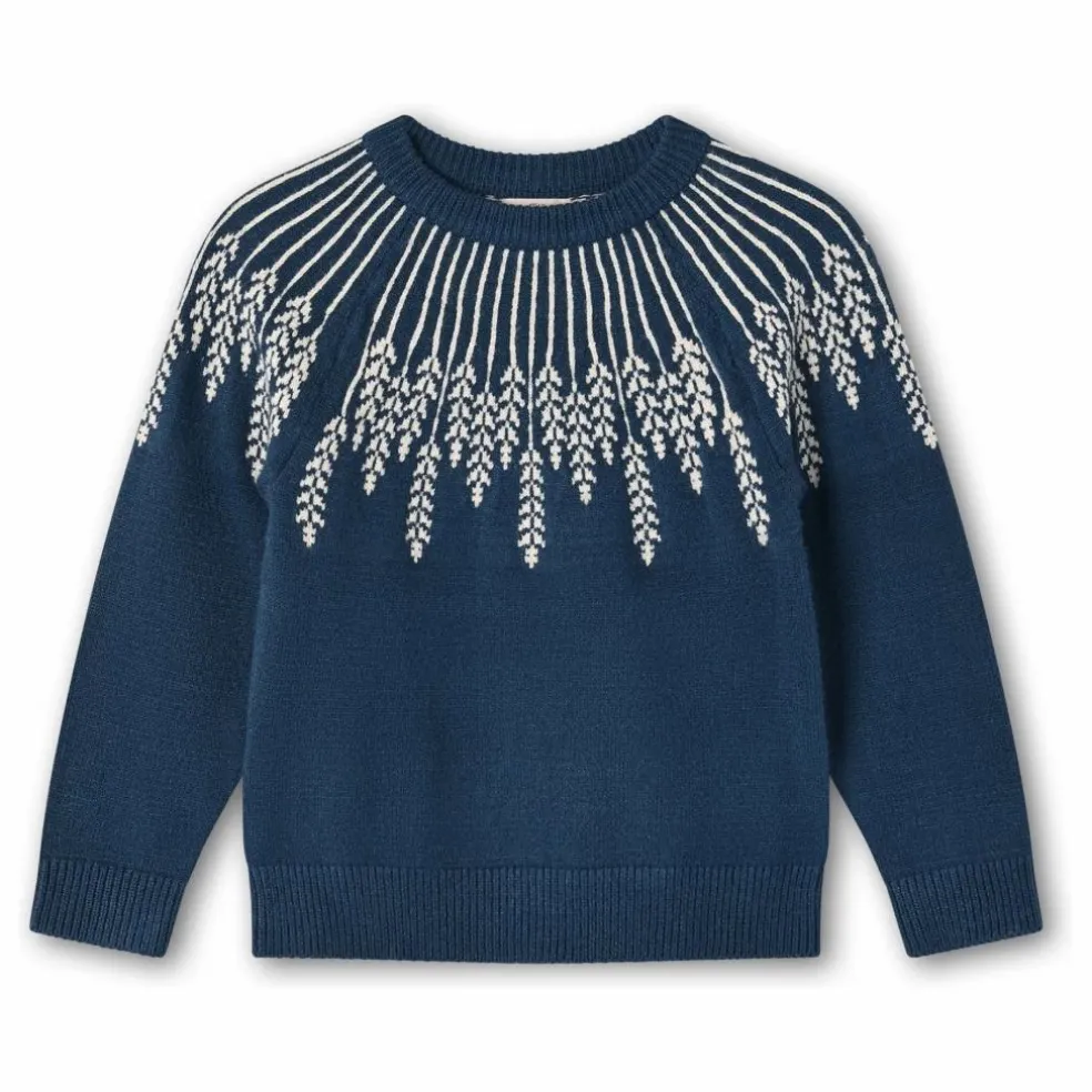 Pull Alon Leaf | Bleu