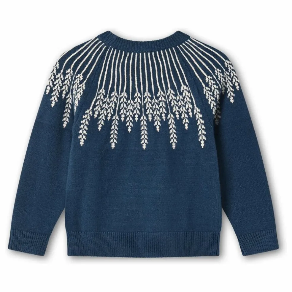 Pull Alon Leaf | Bleu