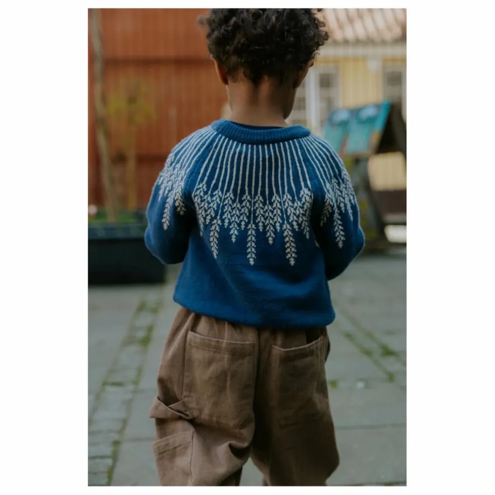 Pull Alon Leaf | Bleu