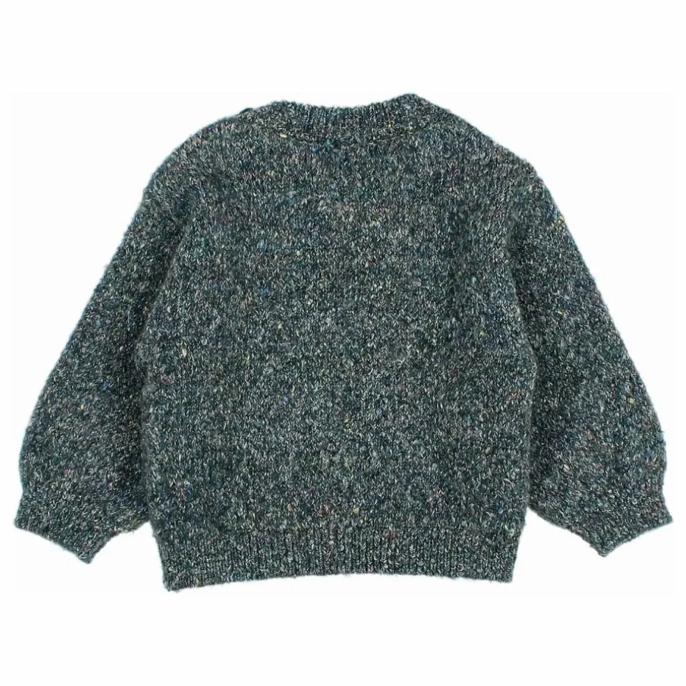 Pull Bébé Fibres Recyclées | Vert Cèdre