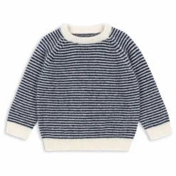 Pull Berle Rayé Laine | Bleu