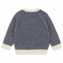 Pull Berle Rayé Laine | Bleu