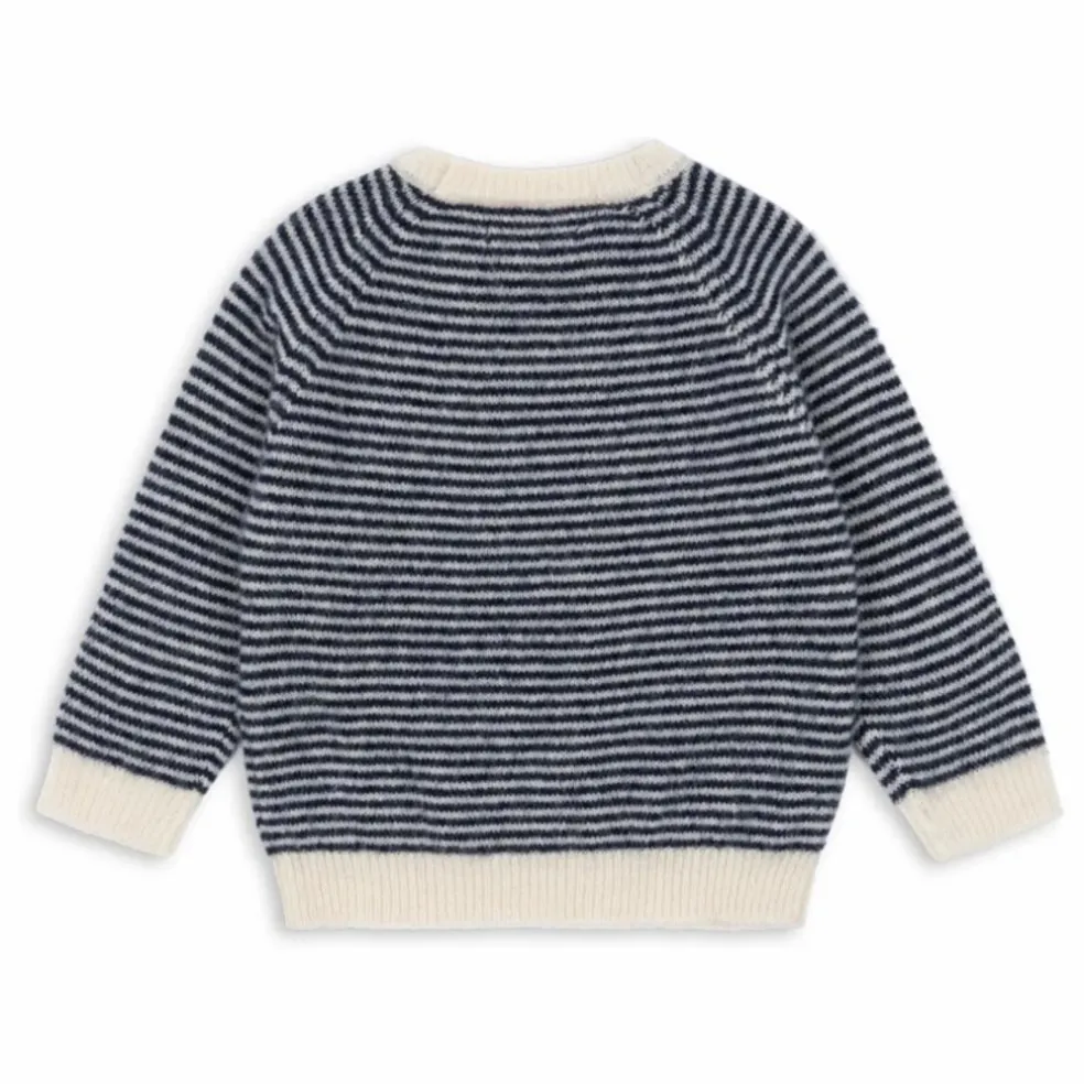 Pull Berle Rayé Laine | Bleu