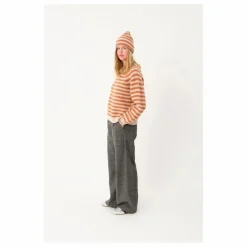 Pull Bina Rayé | Orange Rouille