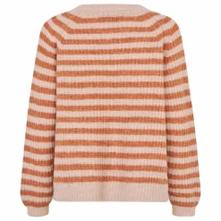 Pull Bina Rayé | Orange Rouille