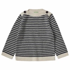 Pull Boatneck Maille Fine Laine Mérinos | Bleu marine