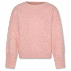 Pull Brand Laine et Mohair | Rose poudré