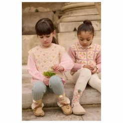 Pull Brodé Alicia Laine | Rose