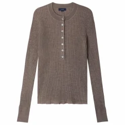 Pull Buffalo Laine Mérinos | Marron
