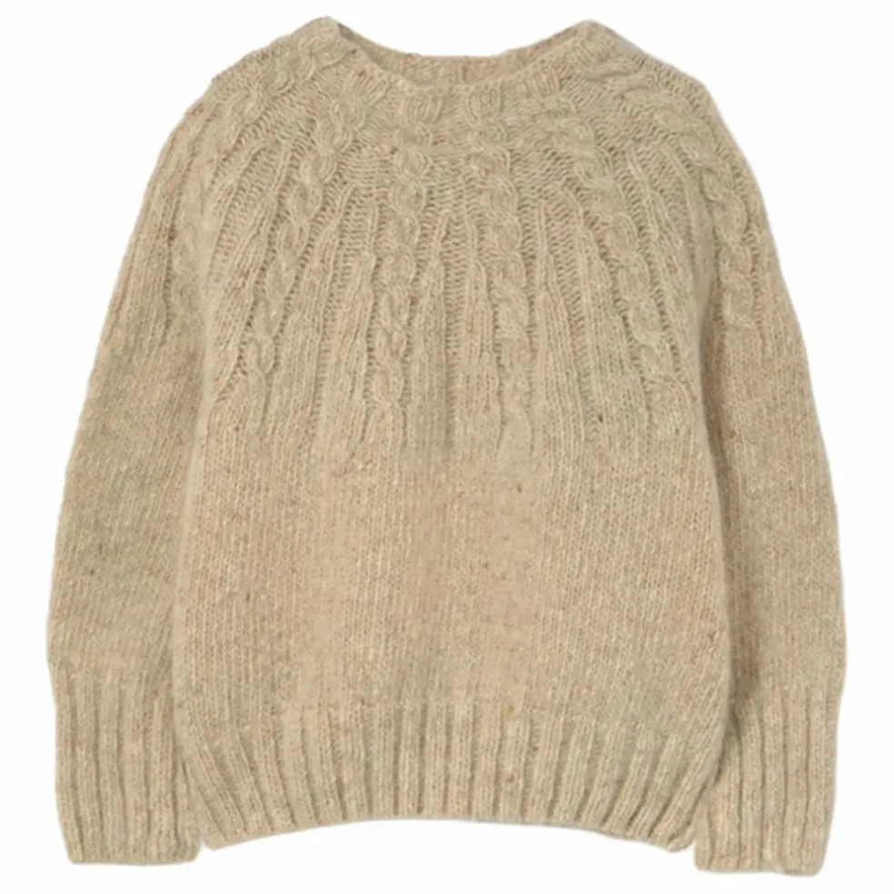 Pull Carmen Baby | Beige chiné