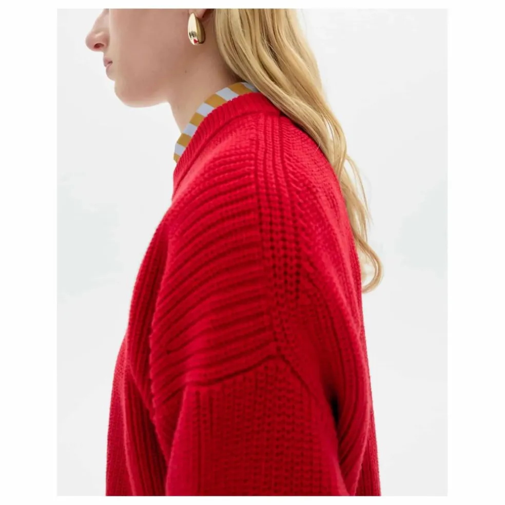 Pull Carmen Coton Bio | Rouge