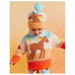 Pull Chevaux | Bleu ciel