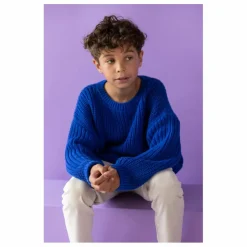 Pull Chunky Coton Bio | Bleu