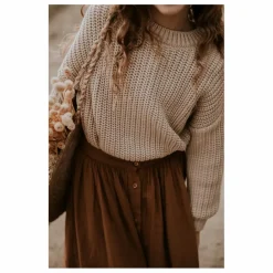 Pull Chunky Coton Bio | Ecru