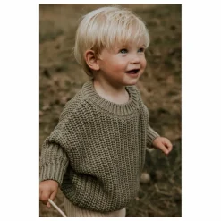 Pull Chunky Coton Bio | Sauge